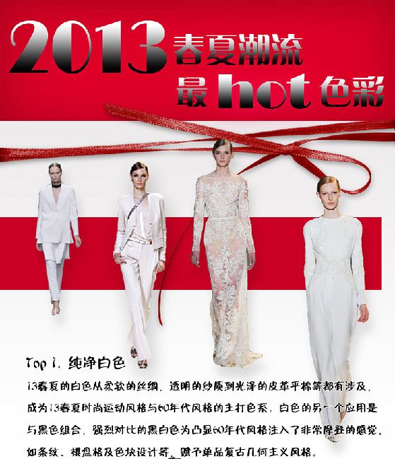 潮流先知:揭秘2013春夏流行色